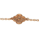 Van Cleef & Arpels Sweet Alhambra 6 Motif Bracelet Guilloché 18K Rose Gold - Thumbnail View 3
