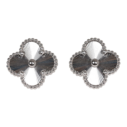 Pair of Diamond 'Magic Alhambra' Earrings, France, Fine Jewels, 2021