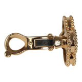 Van Cleef & Arpels Vintage Alhambra Motif Earrings Malachite 18K Yellow Gold