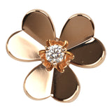 Van Cleef & Arpels Small Frivole Earrings Diamond 18K Rose Gold Hardware - Thumbnail View 4