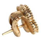 Van Cleef & Arpels Vintage Alhambra Motif Earrings 18K Yellow Gold - Thumbnail View 4