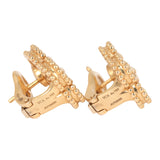 Van Cleef & Arpels Lucky Spring Plum Blossom Earrings White Mother of Pearl 18K Yellow Gold - Thumbnail View 6