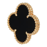 Van Cleef & Arpels Magic Alhambra Onyx Earrings 18K Yellow Gold - Thumbnail View 5