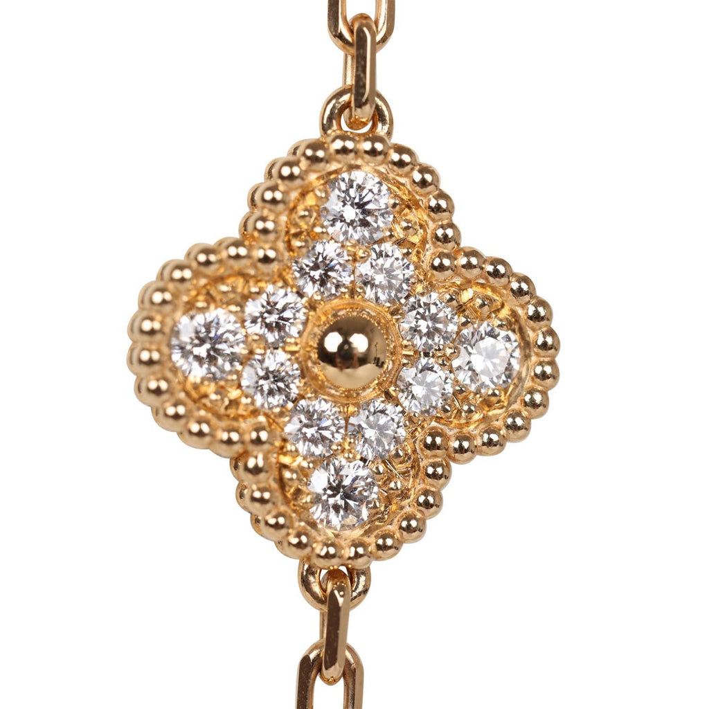 Pre-Owned Van Cleef and Arpels Vintage Alhambra Pendant Necklace