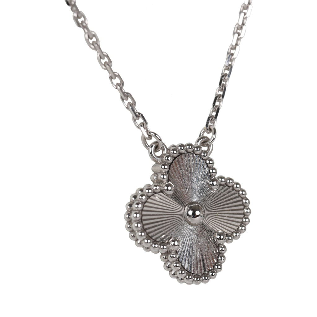 Long Necklace Van Cleef And Arpels Guilloche Necklace Van Cleef