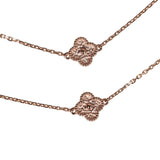 Van Cleef & Arpels Sweet Alhambra 16 Motif Long Necklace Rose Gold Hardware