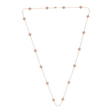 Van Cleef & Arpels Sweet Alhambra 16 Motif Long Necklace Rose Gold Hardware