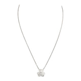 Van Cleef & Arpels Small Frivole Pendant Necklace with Diamonds 18K White Gold Hardware