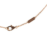 Van Cleef & Arpels 2023 Holiday Vintage Alhambra Pendant Necklace Silver Obsidian White Diamond Rose Gold - Thumbnail View 7