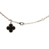 Van Cleef & Arpels Magic Alhambra 6 Motif Necklace Onyx 18K White Gold Hardware - Thumbnail View 5