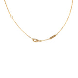 Van Cleef & Arpels Rose de Noel Mini Pendant Necklace Turquoise 18K Yellow Gold and Diamonds - Thumbnail View 5