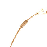 Van Cleef & Arpels "Vendome" Magic Alhambra Pendant Necklace Blue Sevres Porcelain 18K Yellow Gold - Thumbnail View 6
