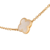 Pre-owned Van Cleef & Arpels Pure Alhambra 9 Motif Necklace Mother of Pearl 18K Yellow Gold - Thumbnail View 4