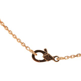 Pre-owned Van Cleef & Arpels 2023 Holiday Vintage Alhambra Pendant Necklace Silver Obsidian White Diamond Rose Gold - Thumbnail View 6