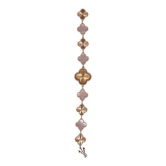 Van Cleef & Arpels Sweet Alhambra Watch Pink Mother of Pearl 18K Rose Gold Hardware