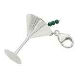Bag Bestie Sterling Silver Martini Charm
