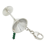 Bag Bestie Sterling Silver Martini Charm