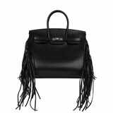 Hermes Birkin Sellier Anate 35 Black Evergrain Palladium Hardware - Thumbnail View 7