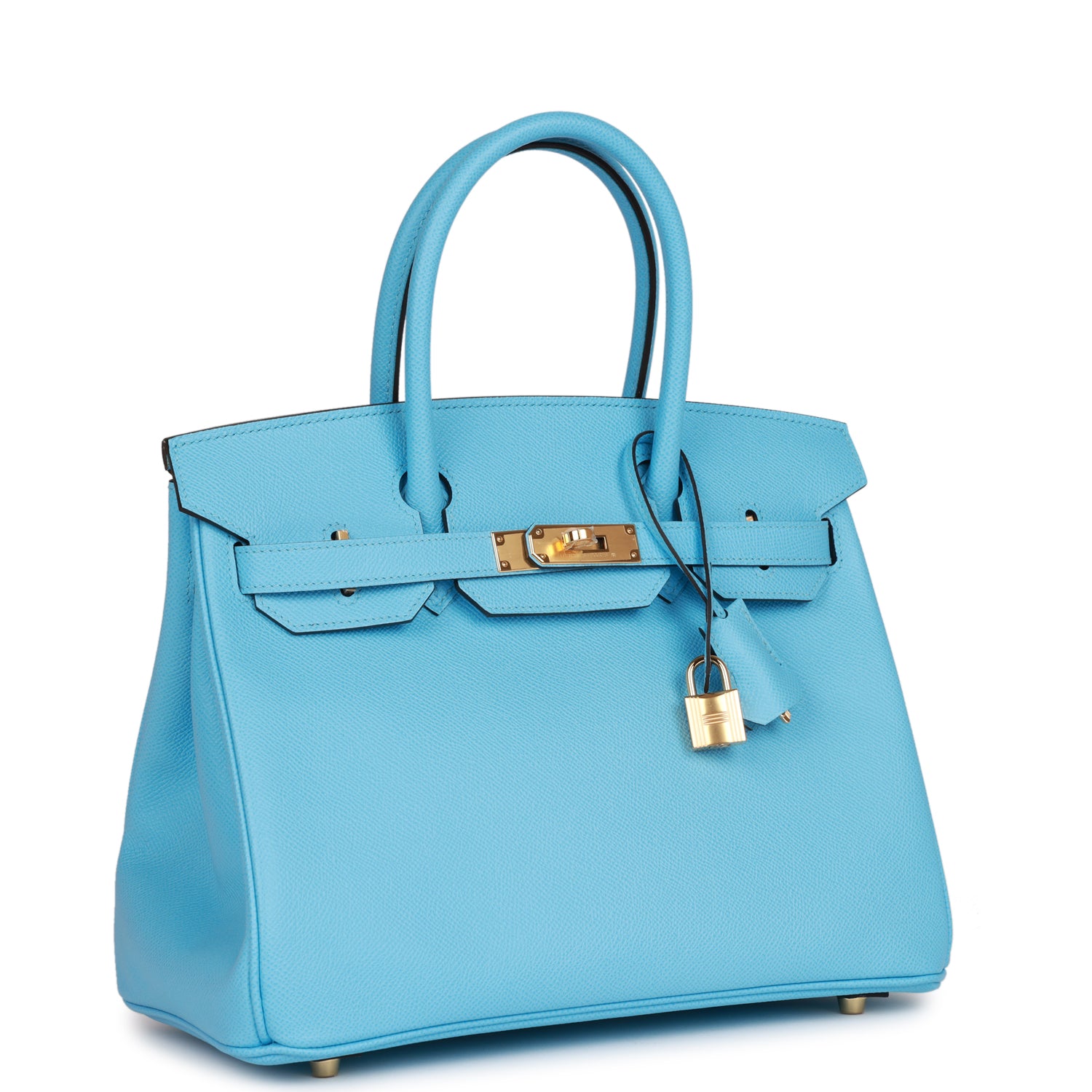 Hermes Birkin 30 Celeste Epsom Gold Hardware – Madison Avenue Couture