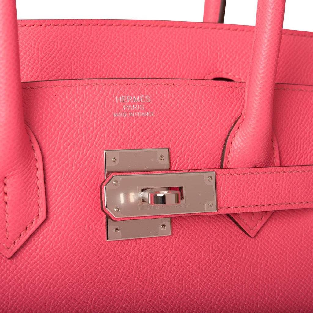 Hermes Birkin Bag 30cm Rose Azalee Rose Jaipur Epsom HSS Brushed Palladium  Hardware