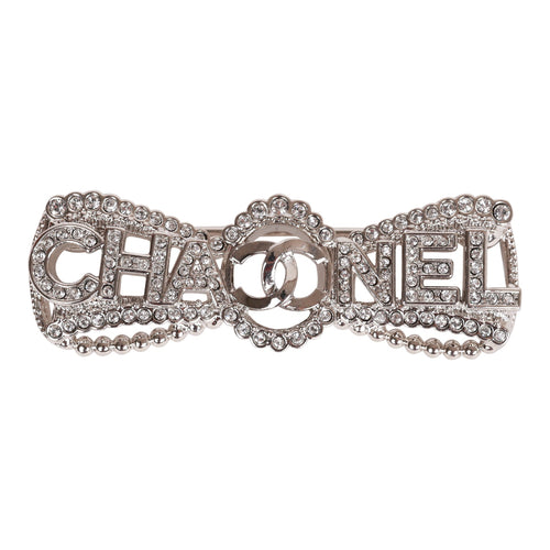 CHANEL 21A Crown's Jewels Necklace Adjustable Choker Silver Pearl Crystal  NEW