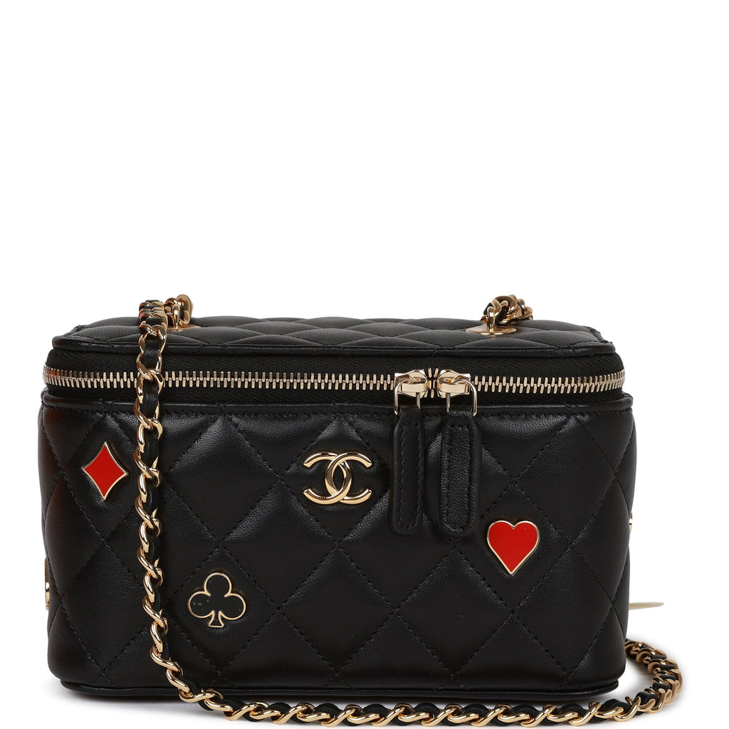 Chanel Pre-owned Mini Quilted Vanity Case - Black