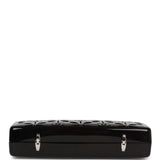 Chanel Minaudiere Box Clutch Black Acrylic Silver Hardware