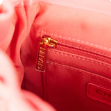 Pre-owned Chanel Mini Urban Spirit Backpack Rose Lambskin Gold Hardware