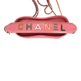 Chanel Gabrielle 20 Hobo Bag Pink Lambskin Mixed Metal Hardware