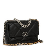 Chanel Large 19 Flap Bag Black Lambskin Mixed Hardware