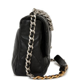 Chanel Large 19 Flap Bag Black Lambskin Mixed Hardware