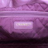 Chanel Medium 22 Bag Purple Calfskin Gold Hardware – Madison Avenue Couture
