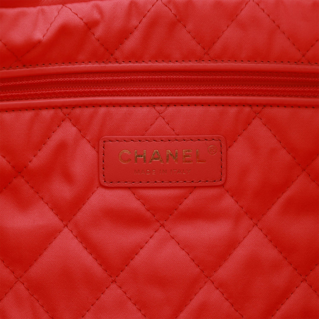 Chanel Small 22 Bag Pink Calfskin Gold Hardware