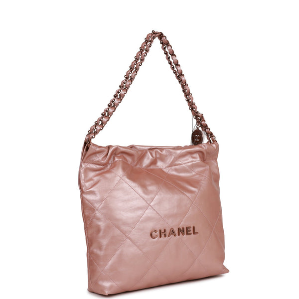 Chanel Light Pink Quilted Caviar XL Jumbo Single Flap Brushed Gold Hardware,  2000-2002 Available For Immediate Sale At Sotheby's