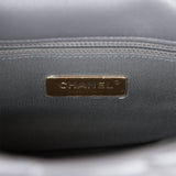 Chanel Medium 19 Flap Bag Grey Calfskin Mixed Hardware