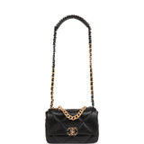 Chanel Black Quilted Lambskin Large Chanel 19 Flap Gold And Ruthenium  Hardware, 2021 Available For Immediate Sale At Sotheby's