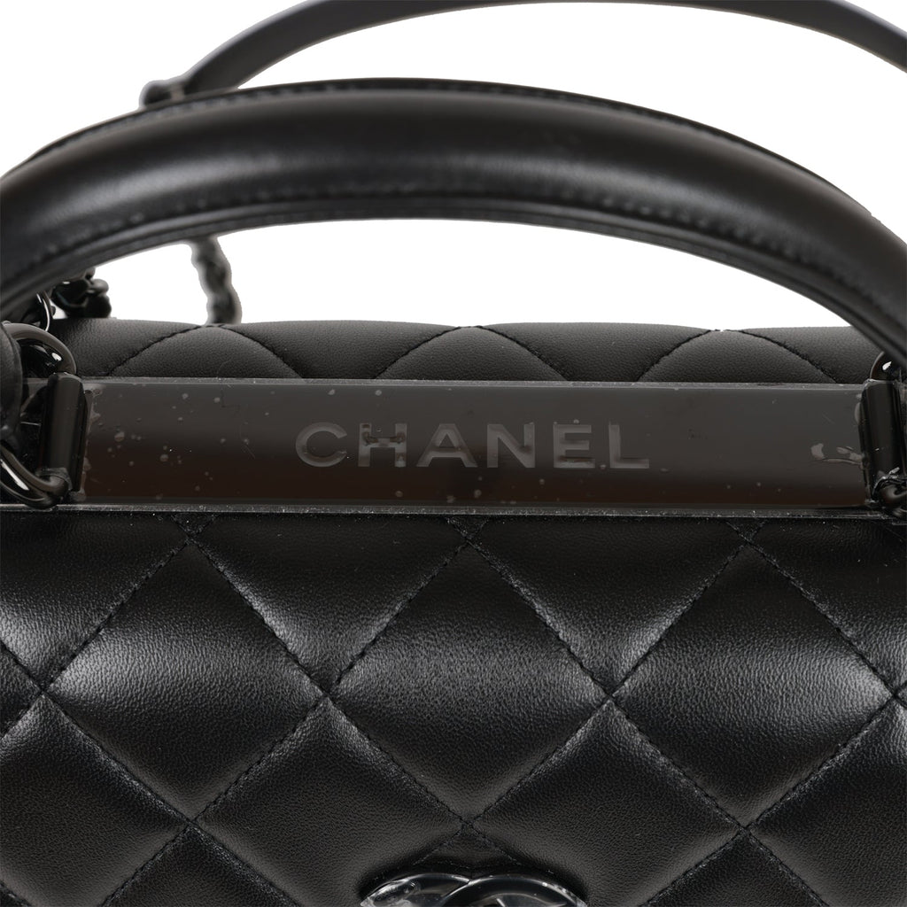 Trendy cc flap leather handbag Chanel Black in Leather - 30958862