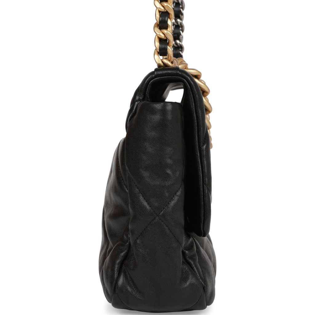 Chanel 19 Large Flap Bag Black & Ecru – MILNY PARLON