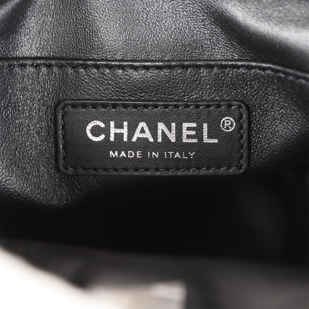 Chanel Framing Chain Flap Bag Mini Black Microchip  THE PURSE AFFAIR