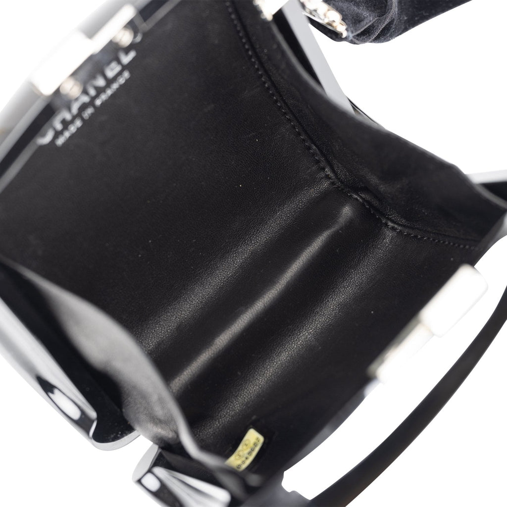 Chanel Minaudière Jewel Clutch Black Resin Silver Hardware – Madison Avenue  Couture