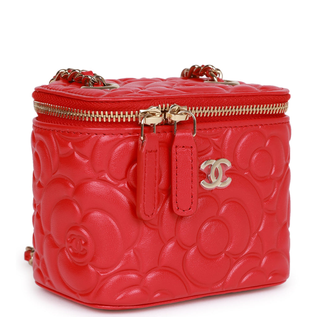 Chanel Mini O Case Zip Pouch in Hot Pink Lambskin with Silver Hardware -  SOLD