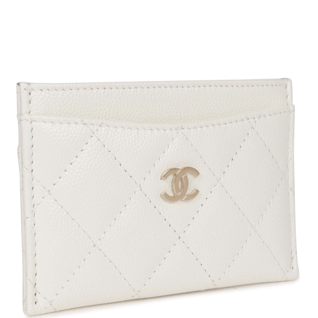 Chanel Card Holder, White