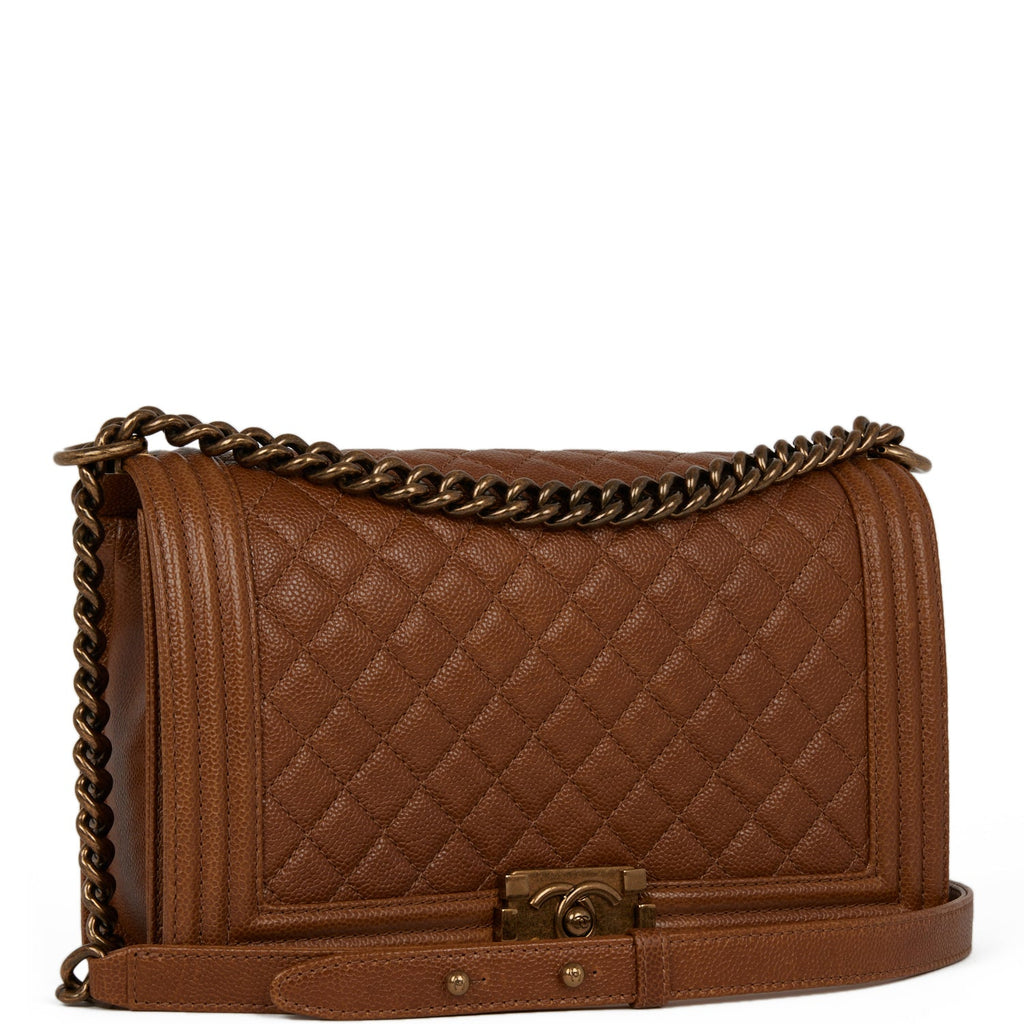 Women's Chanel Fuchsia Large Boy Handbag Quilted & Ruthenium  A92193 Y83338 94305