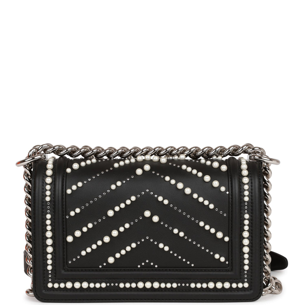 Chanel Calfskin Quilted Pearl Mini Wallet On Chain WOC White – STYLISHTOP