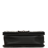 Chanel Small Boy Bag Black Calfskin and Pearl Silver Hardware