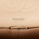 Chanel Jumbo Classic Double Flap Bag Beige Caviar Gold Hardware