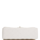 Chanel Jumbo Classic Double Flap Bag White Caviar Light Gold Hardware –  Madison Avenue Couture