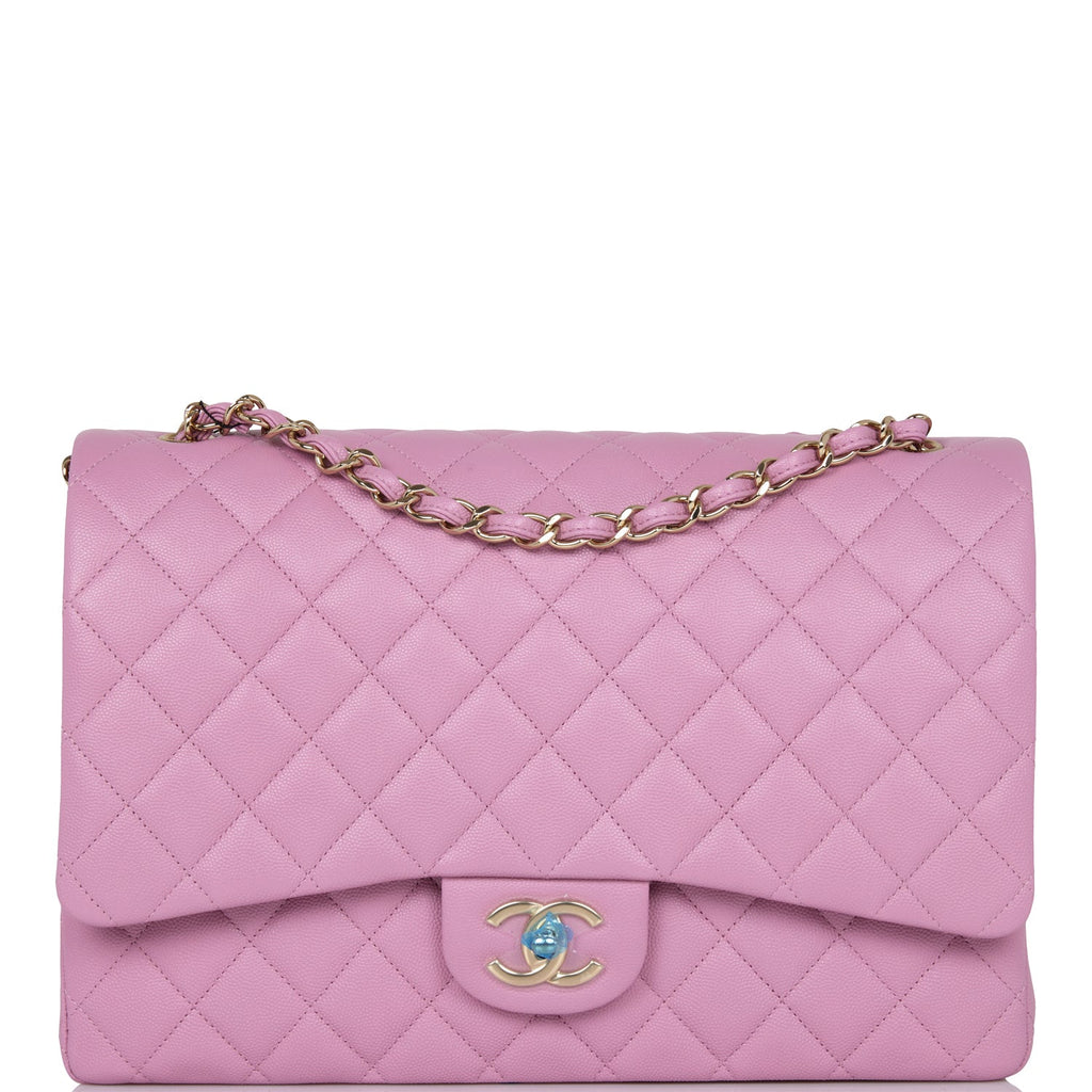 Vintage Chanel Small Classic Double Flap Pink Lambskin Gold Hardware –  Madison Avenue Couture
