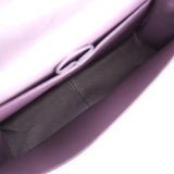 Chanel Jumbo Classic Double Flap Bag Dark Purple Caviar Ruthenium Hardware