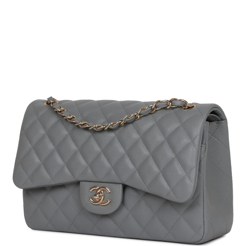 Chanel Jumbo Grey GHW - Designer WishBags